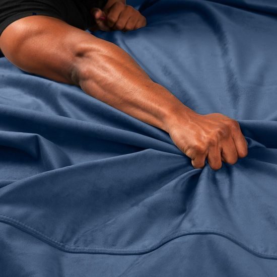 Fascinator rostěradlo modré