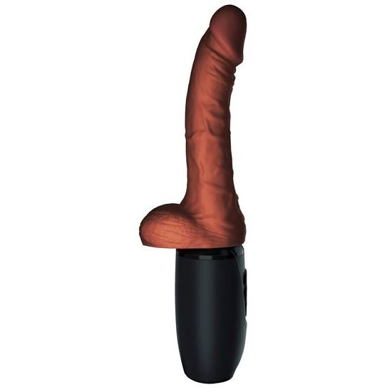 Pipedream King Cock Plus Triple Threat Brown