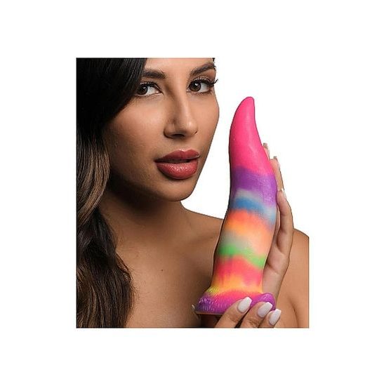 Creature Cocks Glow in the Dark Unicorn Tongue Silicone Dildo