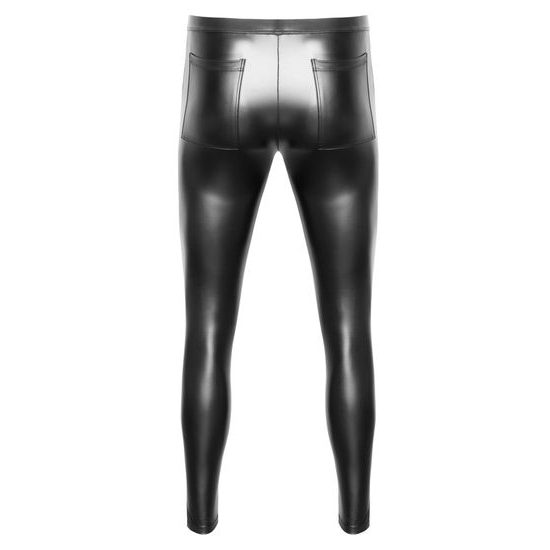 NEK Narrow Matte Look Trousers with Zips 2140314 Black