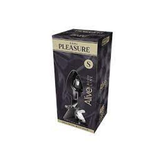 Alive Mini Metal Butt Plug Anal Pleasure White S