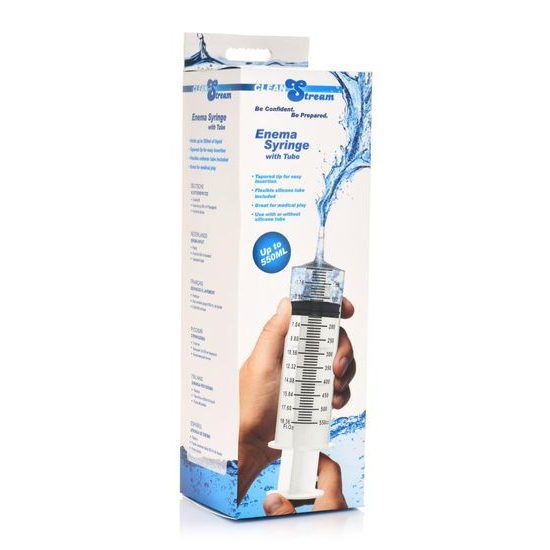 CleanStream Syringe W/ Tube 550ml