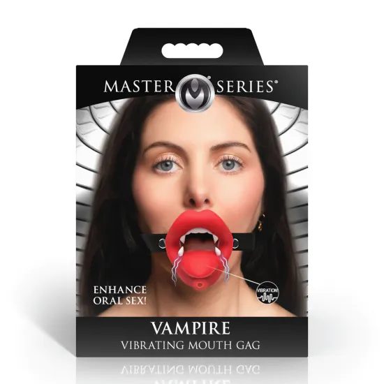 Vampire - Vibrating Mouth Gag - Red