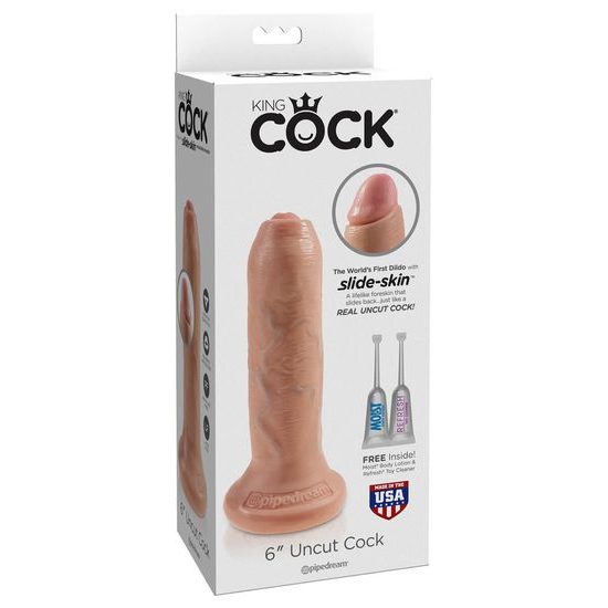 Pipedream King Cock 6 Inch Uncut skin