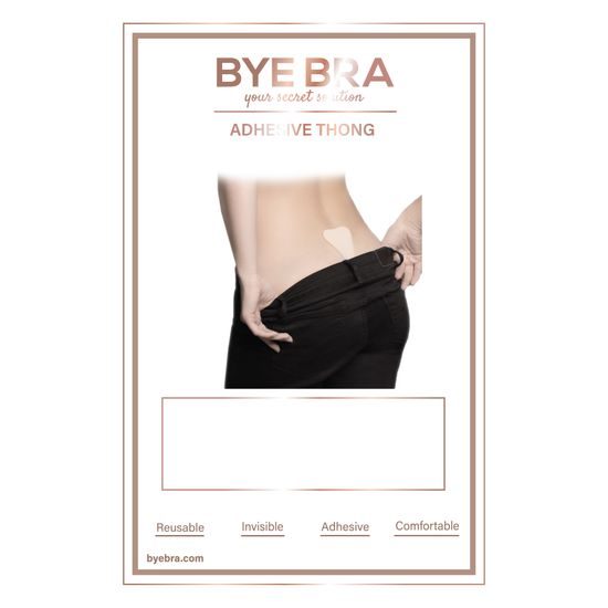 Bye Bra Adhesive Thong Nude One Size