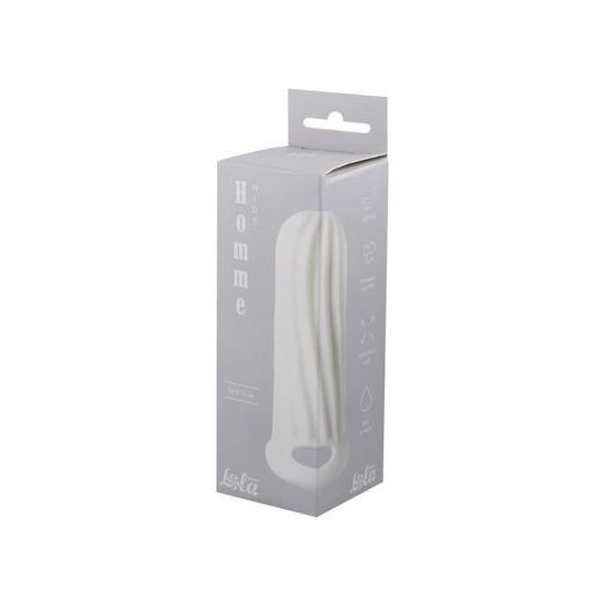 Lola Games Homme Wide White 9-12 cm návlek pro zvětšení penisu