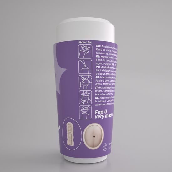 Crushious Fappucino Hot Buns Portable Anal Masturbator