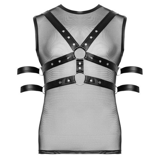 Svenjoyment Sleeveless Shirt & Chest Harness Set 2161885 Black