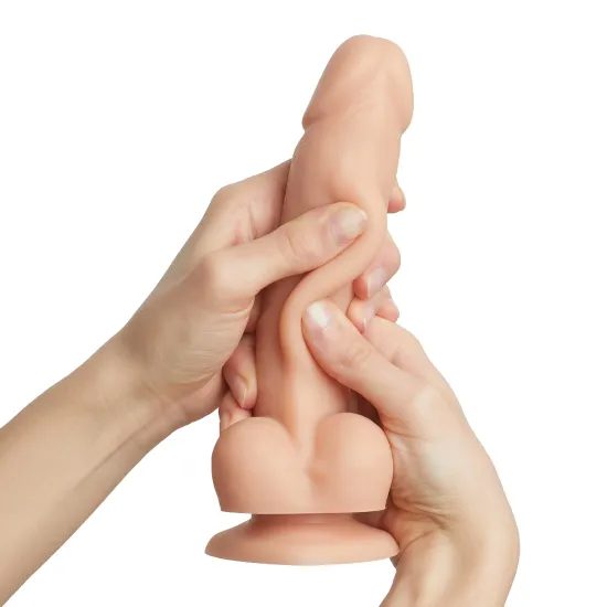 StrapOnMe Sliding Skin Realistic Dildo Size L Nude