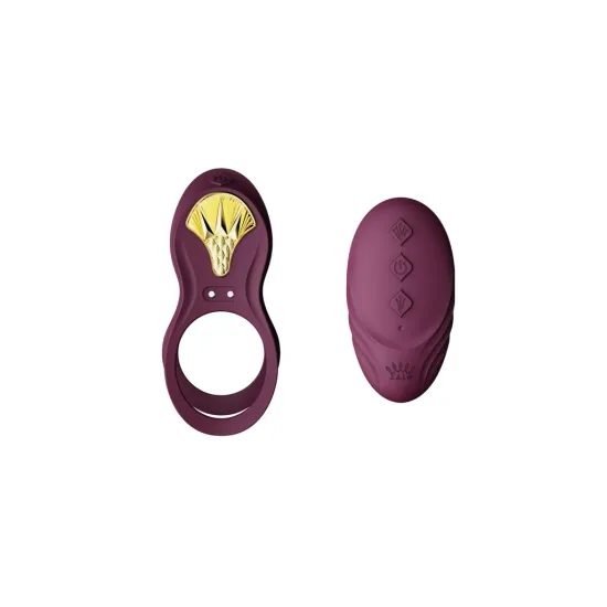 Zalo Bayek Cockring Vibrator with Remote Control Purple