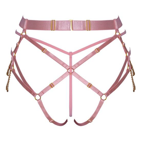 Bad Kitty Harness String Light Pink
