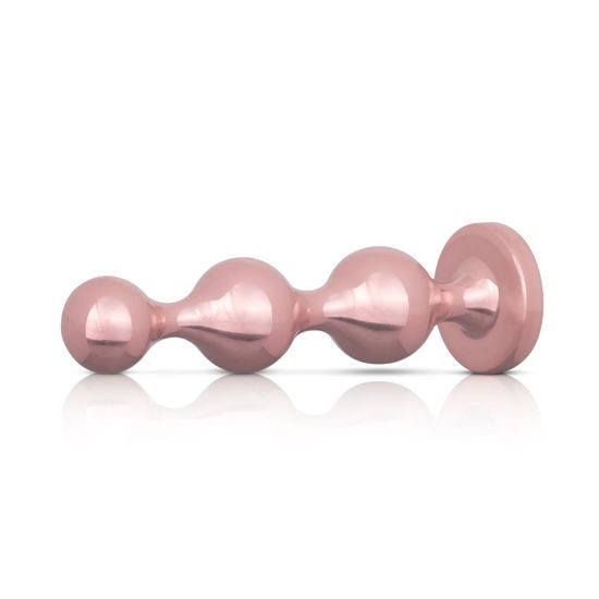 Rosy Gold - anální dildo set (růžové zlato)