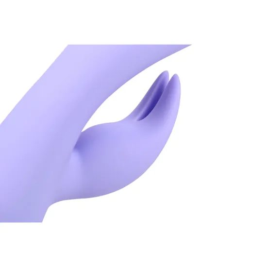 Loveline Smooth Silicone Rabbit Vibrator - Digital Lavender