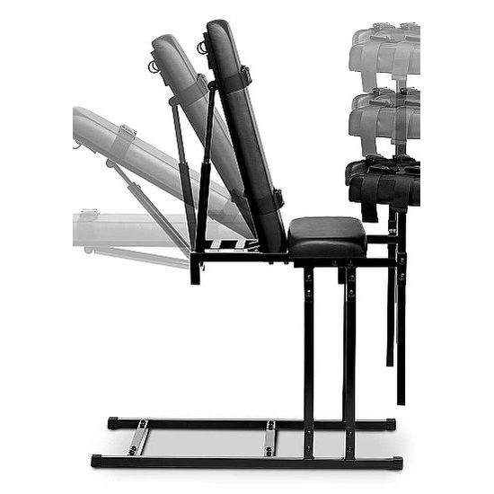 Master Series Leg Spreader Obedience Chair with Sex Machine