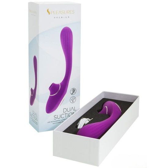 S Pleasures Dual Suction Fialová