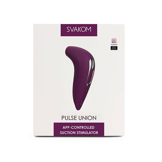 SVAKOM PULSE UNION APP CONTROLLED SUCTION STIMULATOR VIOLET