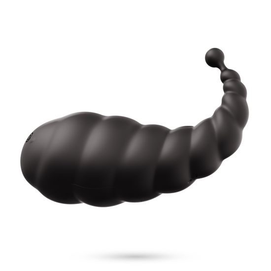 Crushious cocoon rechargeable vibrating egg with wireless remote control black