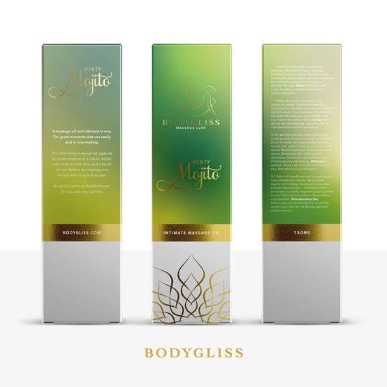 BodyGliss Massage Collection Minty Mojito Massage Lube 150 ml