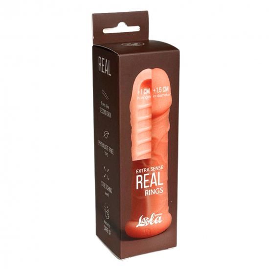 Extra Sense Real Rings Prodlužovací návlek na penis