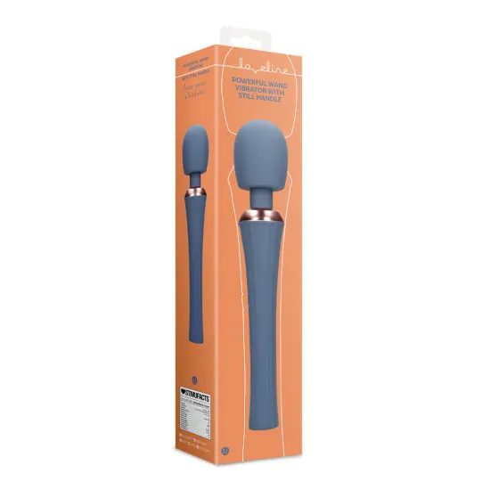 Loveline Powerful Wand Vibrator with Still Handle - Blue Nova