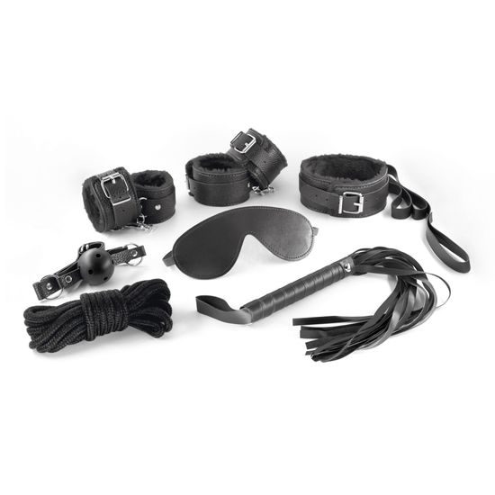 Crushious Dungeons & Maidens BDSM Kit Black