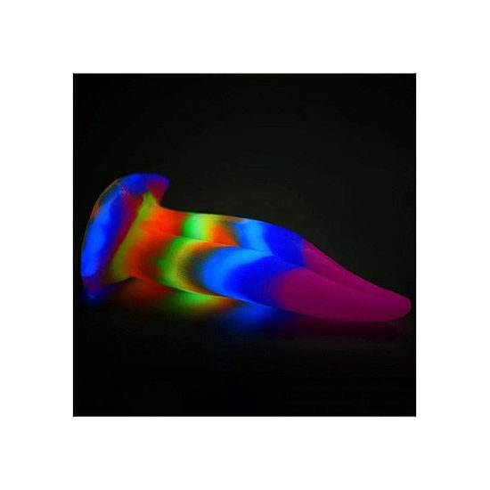 Creature Cocks Glow in the Dark Unicorn Tongue Silicone Dildo