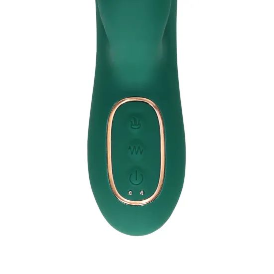 Loveline Thrusting and Warming Rabbit Vibrator - Ancient Sea