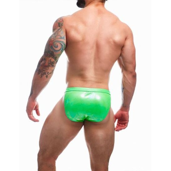 C4M Emerald Clip Tanga Brief Green