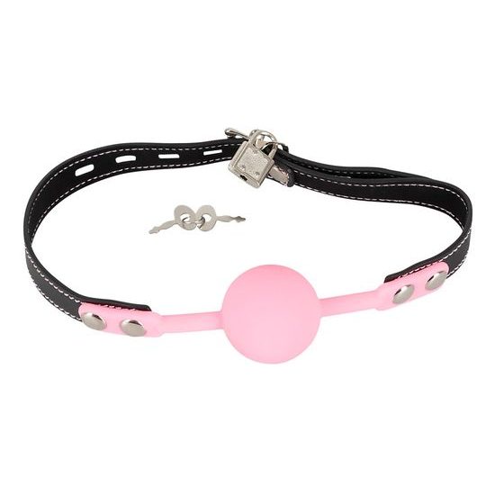 Bad Kitty Cuffs with Gag Ball