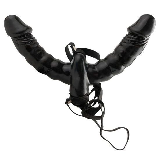 Fetish Fantasy Vibrating Double Delight Strap-On