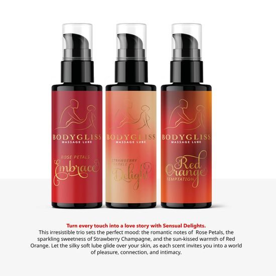 BodyGliss Massage Lube Collection Sensual Delight 3 x 50 ml