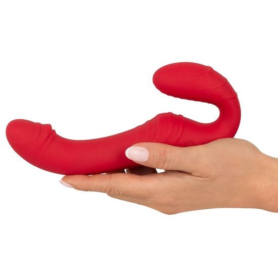 You2Toys Remote Controlled Strapless Strap-On 3 Motors Red