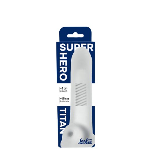 Lola Games Penis sleeve Super Hero Titan White