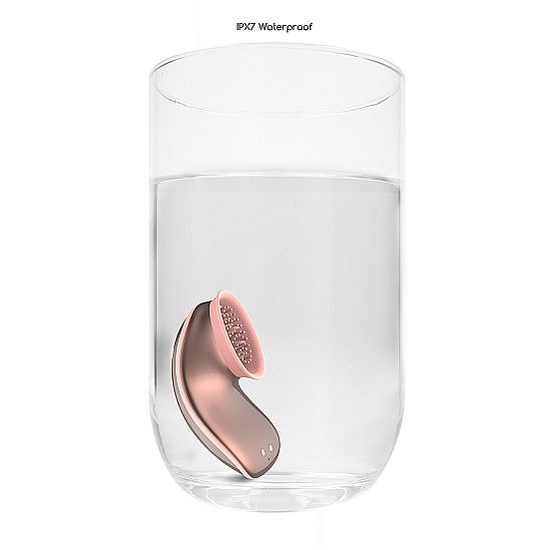 Shots Innovation Twitch Hands-Free Suction & Vibration Toy RoseGold