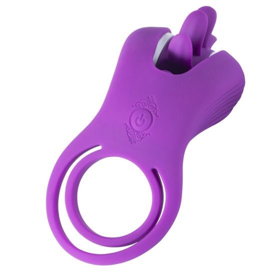 Honey Play Box Roxy Licking Sex Toy & Vibrating Dual Penis Ring