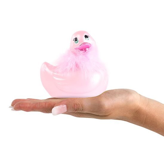 Masážní kachnička I Rub My Duckie pink