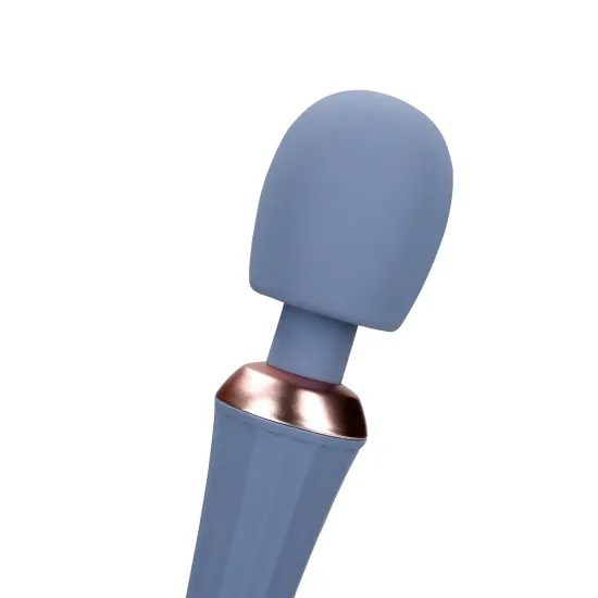 Loveline Powerful Wand Vibrator with Still Handle - Blue Nova
