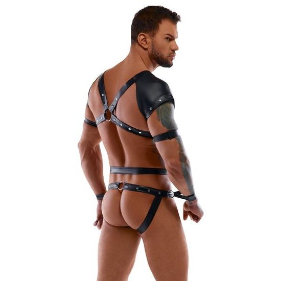 Svenjoyment Body Harness with Restrains 2150484 Black