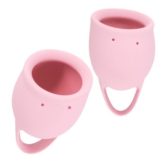 Lola Games Sada menstruačních kalíšků Natural Wellness Růžová Magnólie 2 ks