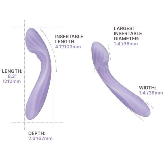 Svakom Margot Flexible Interactive G-Spot Vibrator Lilac