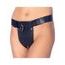Rimba Chastity Belt with Two Holes In Crotch Padlock Included Kožený pás cudnosti pro ženy Velikost M/L