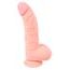You2Toys Medical Silicone Dildo 20 cm silikonové dildo s přísavkou a varlaty