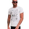 Man´s T-shirt nanosilver CLASSIC imprited BIKE