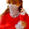 Woman's thermal T-shirt with tunnel and thumb