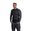 Man's thermal raglan T-shirt nanosilver