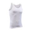 Man's thermal Sleeveless top nanosilver whte