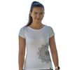 Woman´s T-shirt nanosilver CLASSIC imprinted FLORAL