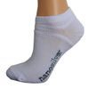 Ankle thin socks with molecules of silver white