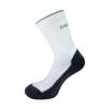 Sports thermo socks with molecules of silver white