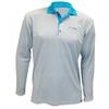 T-shirt with collar nanosilver GOLF ACTIVE grey-blue